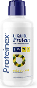Proteinex Medical Grade Liquid Hydrolyzed Protein Max Strength - Supports Wound Healing and Doctor Recommended- No Carbs, Zero Sugars & Ready to Drink Liquid Protein (Natural Pina Colada, 30 Fl Oz)