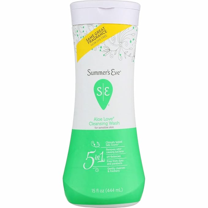 Summer's Eve Aloe Love Gentle Daily Feminine Wash, Removes Odor, pH balanced, 15 fl oz. (Pack of 1)
