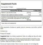 Swanson Super Strength Cranberry Whole Fruit Concentrate 420 Milligrams 60 Sgels (Pack of 2)