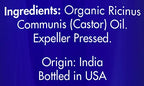 Organic, Castor Oil, Therapeutic Grade, for Constipation – 100% Pure, Castor Oil, Cold Pressed, Unrefined, in Glass Bottle, for Face, Hair Growth, Eyelashes, by Zongle Therapeutics, 4 OZ