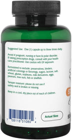 Vitanica St. John's Wort Capsules - Non-GMO Potent 0.3% (900mcg) Hypericin, Saint Johns Wort for Mood, Emotional & PMS Support, Vegan Supplement, 90 Count (St. John's Wort Pro Logo)