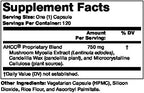 Olympian Labs Premium AHCC Supplement 750mg of AHCC per Capsule – Supports Immune Health, Liver Function, and Natural Killer Cell Activity - Bulk 120 Servings
