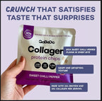 GoBeDo Collagen Protein Chips – First Collagen-Based Snack, 13g Protein, Low Carb, Keto Friendly, Healthy Chips & Crisps, Alternative to Collagen Powder, Gluten-Free, 10 Bags Variety Pack