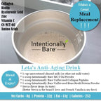 Intentionally Bare Collagen Powder Unflavored - Collagen Peptides Powder with Biotin & Hyaluronic Acid - Non-GMO & Grass Fed Collagen Protein Powder with 10g Protein - Keto Collagen Powder 40 Servings