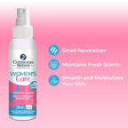 Women’s Care Intimate Cleansing Spray by Smart Common Sense, Feminine Hygiene, Long-Lasting Odor Control, 3 Pack (2 fl. oz)