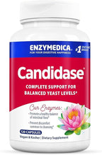 Enzymedica, Candidase, Enzymes for Gentle Cleansing Support, Gut Health, 120 Count