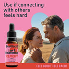 Feel Bach! Love & Relationship Remedy - Natural Homeopathic Flower Essences to Enhance Interpersonal Relations - Feel More Open - Vegan, Gluten & Sugar-Free, Non-Habit Forming, 20ml (0.7 fl oz)