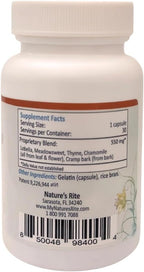 Nature's Rite Sleep Breathing Support - Natural Assistance for Better Sleep, Improve Breathing Pattern, 30 Capsules, All-Natural Herbal Ingredients, Made in USA