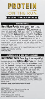 Bumble Bee Prime Protein on the Run Tuna Snack Kit - Gourmet Tuna Marinated in Olive Oil & Mild Jalapeno with Crackers and Serving Utensil - 20g of Protein Per Serving (Pack of 3), Easy Open Cans