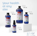 Silver Biotics Patented Multivalent SilverSol Technology | Ag₄O₄ 10 PPM Immune Support | Bio-Hacking Immune Building Natural Support | 8 Fl Oz
