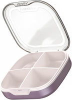VICASKY Portable Mini Medicine Storage Box Sealed Compartment Pill Organizer for Travel Multifunctional Small Container for Pills Jewelry Compact and Easy to Carry