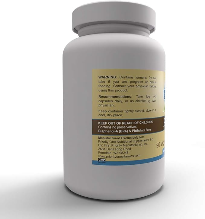 Priority One Vitamins Enflam 90 Vegetarian Capsules High Dosage bioflavonoid Combination.*