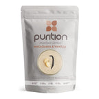Purition Low Carb Macadamia & Vanilla Natural Gluten Free Protein Powder for Keto Diet Shakes and Meal Replacements Shakes with Only Natural Ingredients, 1 Bag (12 Servings)