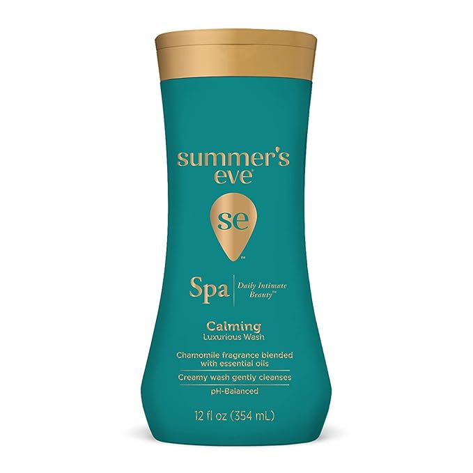 Summer's Eve Spa Daily Intimate Wash, Luxurious Cleansing Feminine Wash, Calming Chamomile pH-Balanced Wash, 12 Fl Oz Bottle (Pack of 3)