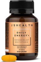 JSHealth Daily Energy Supplement. Once Daily Energy Vitamins for Women with American Ginseng, Rhodiola, B Vitamins, Vitamin C, Zinc. Supports Stamina and Stress. Vegan (30 Tablets)