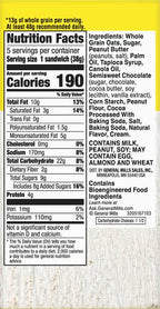Nature Valley Biscuit Sandwiches, Chocolate Peanut Butter Snacks, 5 ct, 6.75 OZ (Pack of 2)