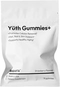 BIGVITA Yuth Gummies + | Spermidine Gummies for Hair Growth, Skin & Nails | High-Purity Spermidine Supplement for Cellular Renewal & Anti-Aging | Collagen Support with Vitamin C & Vitamin A