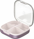 1Pc Mini Portable Medicine Storage Container Travel Case with Compartments Lightweight and Durable for Storing Pills Jewelry and More for Home Office
