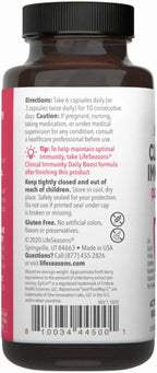 Clinical Immunity - Quick-Start - Immune System Support - Rapid Immunity Response - Boosts Antibodies, B + T + NK Cells, Neutrophils & Macrophagens - Black Elderberry & Pre + Probiotics - 60 Capsules