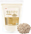 Korean Job's Tears Powder – 100% Roasted or Raw Yulmu from Korea, Finely Ground, No Additives, Plant-Based Ingredient for Smoothies, Porridge, and Cooking 생율무가루 (10.6 oz (300g), Raw Job's Tears)