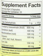 Nature's Way Premium Blend Urinary with Cranberry, 1,260 mg per Serving, 100 Caps (Pack of 2)