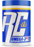 Ronnie Coleman Signature Series Fish Oil Supplement, Supplements, with EPA DHA & Omega-3, Joint, Focus, Heart Health and Brain Support, Omega 3 Fatty Acid Gel Capsules, 120 Softgels