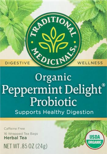 Traditional Medicinals Tea, Organic Rose Hips & Hibiscus - Supports Everyday Wellness - Kosher, Non-GMO, Caffeine-Free - 16 Tea Bags (Pack of 2)