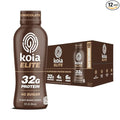 Koia Elite Plant Based Protein Shake, Chocolate, 32g Protein, 4g Sugar, 6g Prebiotic Fiber, Pre & Post Workout Nutritional Drink, No Seed Oils, Dairy-Free, Gluten-Free, Non-GMO, 12 Fl Oz (Pack of 12)