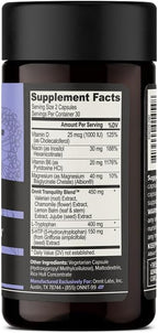 ONNIT New Mood Daily Stress Support Capsules, IGEN Non-GMO Tested Sleep and Mood Support Supplement for Men and Women, Daily Stress Management Capsules, 60 Count