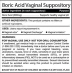 N'More Boric Acid Vaginal Suppositories - 100% Pure Made in USA - Boricfem Support Vaginal Health (One) (30 Serving, Boricfem with Applicator)