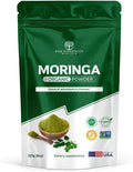 Organic Moringa Powder Pure Moringa Leaf Powder Organic Superfood | Energy, Immunity & Wellness Support | Non-GMO, Gluten-Free | Natural Organic Moringa Leaf Powder