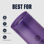 BlenderBottle Classic V2 Shaker Bottle Perfect for Protein Shakes and Pre Workout, 28oz, Full Color Purple