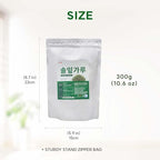 K-Herb Korean Pine Needle Powder – 100% Pure Wild-Harvested Pine Needles from Korea, Natural Herbal Tea Ingredient 솔잎가루 (10.6 oz (300g), Pine Needle)