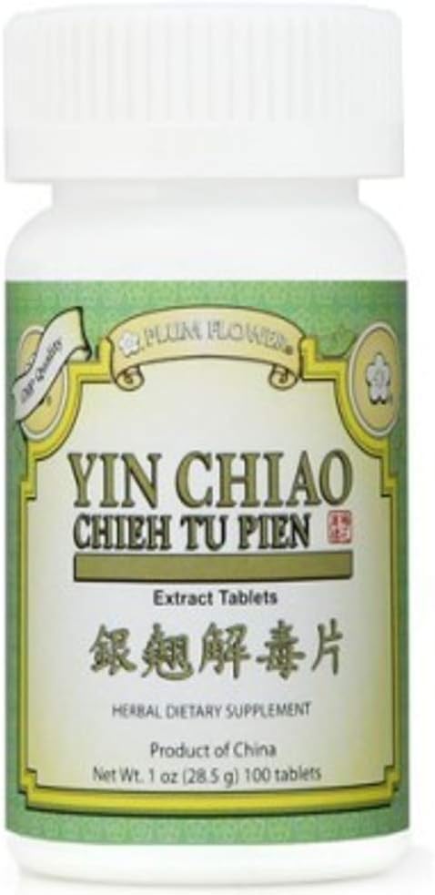 Plum Flower Yin Chiao Chieh Tu Extract Tablets, 100 Tablets
