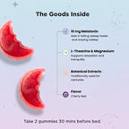 Sleep Gummies Deep Relax 5-HTP Gummies – Melatonin, L-Theanine & Magnesium – Vegan Fruit-Pectin Formula – Gluten & Soy Free – 60 Gummies