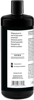 Aromasong Magnesium Spray - Extra Strength (23mg in Each Spritz) 32 Oz Refill Bottle, Natural and Pure Magnesium Oil Spray - Made in The USA - for Leg Discomfort and Promotes a Calm Sleep