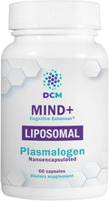 Mind+ Plasmalogen Brain Supplement Liposomal & Nanoencapsulated Formula for Better Absorption Sea Squirt Sourced Directly from Japan - Cognitive Health & High Potency - 60 Capsules