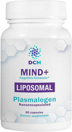 Mind+ Plasmalogen Brain Supplement Liposomal & Nanoencapsulated Formula for Better Absorption Sea Squirt Sourced Directly from Japan - Cognitive Health & High Potency - 60 Capsules