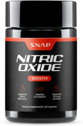 Snap Supplements Nitric Oxide Supplement with L-Arginine to Support Energy, Quick Recovery, Heart Health, Muscle Growth & Circulation, 60 Vegetarian Capsules (1 Month Supply)