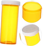 FOMIYES 20pcs Small Travel Pill Organizer for Medication Vitamins and Supplements Durable Plastic Case for Home Office and Travel Storage
