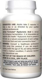 Jarrow Formulas® Hyaluronic Acid 120 mg, Dietary Supplement, Skin Health Support, 120 Veggie Capsules, Up to 60 Day Supply,(Pack of 2)