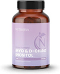 Nutriissa • Divine Feminine • Myo-Inositol 4000 mg & D-Chiro 100 mg – 40:1 Ratio for Hormonal Balance & Mood Support – EPEB Certified – 180 Vegan Capsules