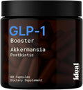GLP-1 Booster with Akkermansia Muciniphila for Appetite Suppressant, Gut Health & Metabolism Support – Natural GLP1 Supplement with Dihydroberberine for Men & Women – Made in USA – 60 Capsules