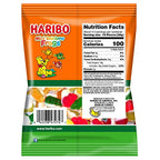 HARIBO Gummi Candy, Mini Rainbow Frogs, 5 oz. Bag (Pack of 12)