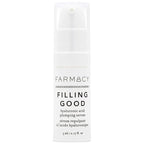 Farmacy Hyaluronic Acid Serum for Face - Filling Good Face Serum with Vegan Collagen Peptides - Helps Smooth Fine Lines + Wrinkles - Hydrating, Plumping + Anti Aging Skin Care (5ml)