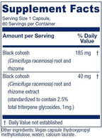 Vitanica Black Cohosh, Cimicifuga Extract Plus, Vegan, 60 Capsules