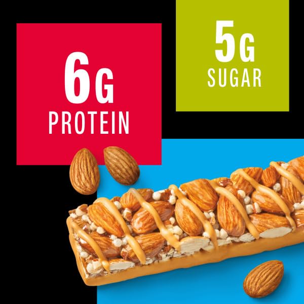 KIND Nut Bars, Caramel Almond & Sea Salt, Healthy Snacks, Gluten Free, Low Sugar, 6g Protein, 12 Count