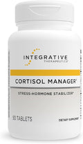 Integrative Therapeutics Cortisol Manager - Balance Cortisol & Support Relaxation for Restful Sleep* - Includes Ashwagandha & L-Theanine for Confidence with Less Stress* - 90 Tablets (45 Servings)