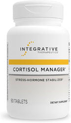 Integrative Therapeutics Cortisol Manager - Balance Cortisol & Support Relaxation for Restful Sleep* - Includes Ashwagandha & L-Theanine for Confidence with Less Stress* - 90 Tablets (45 Servings)