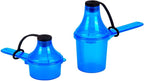 The Scoopie Supplement Container, Scoop and Funnel System for Pre Workout Powder, Spill Proof Dispenser, Gym Shaker Bottle Accessory, Pack of 2, Blue (1 tbsp | 15 mL) (2 tbsp | 29.6 mL)